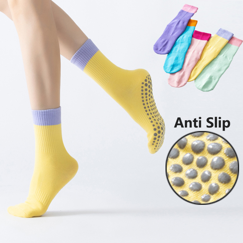 Zumba & Yoga Fitness By Anushree Pune Reviews - Fashion Color match Women's yoga socks