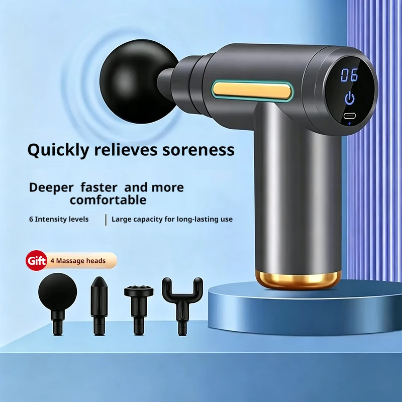 Vibration Massage Gun - 6 Speed Mini Electric Fascia Gun