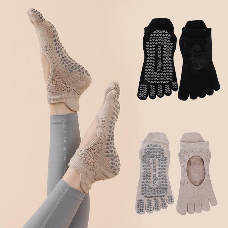 Yoga Fitness Training - Women Yoga Toe Socks High Quality