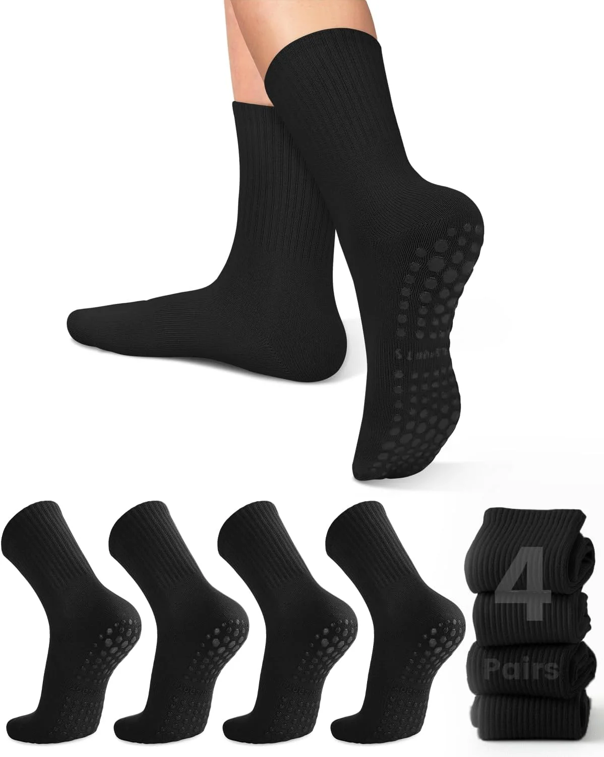 Yoga & Fitness Classes By Niharika Zirakpur Reviews - 4 pairs of women's yoga socks,