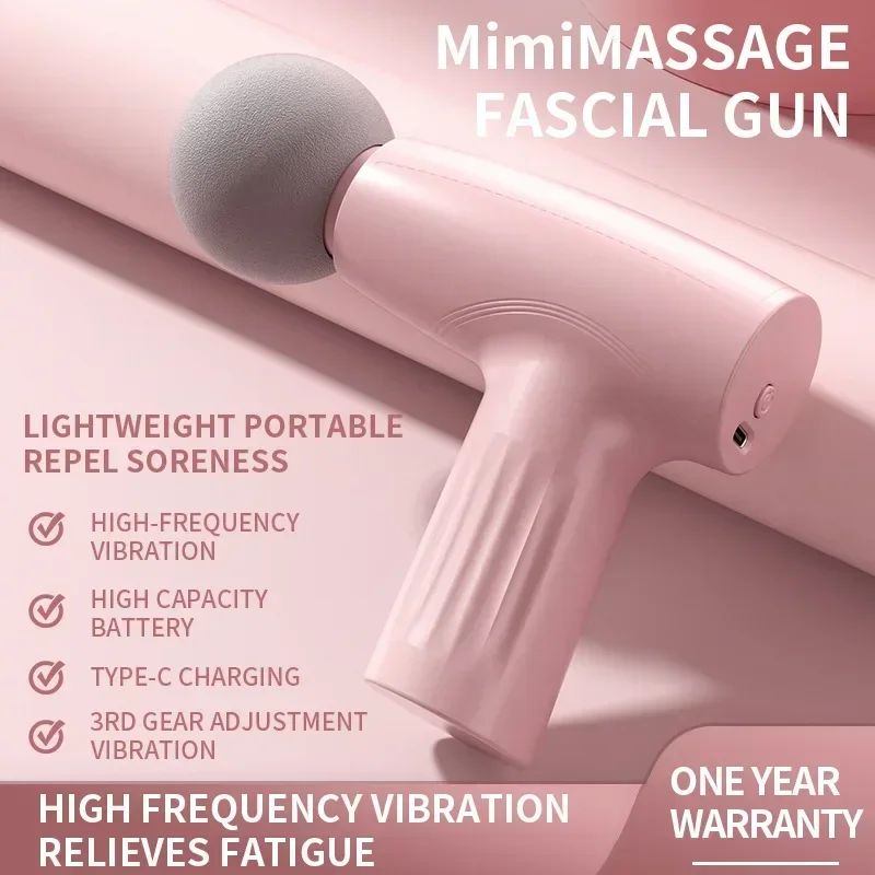 Muscle Mini Pink Massage Gun D - Vibration Massage Gun 评论和价格