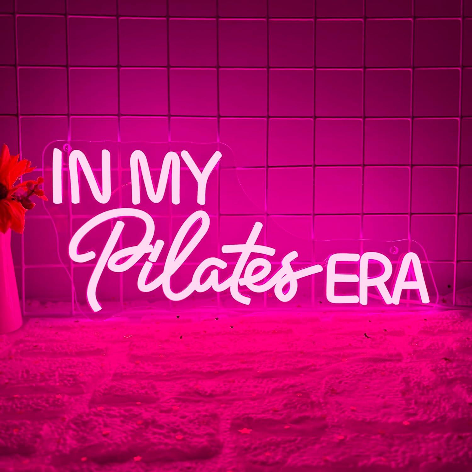 In My Pilates Era Neon Sign Di - Yoga Fitness Rooms 评论和价格