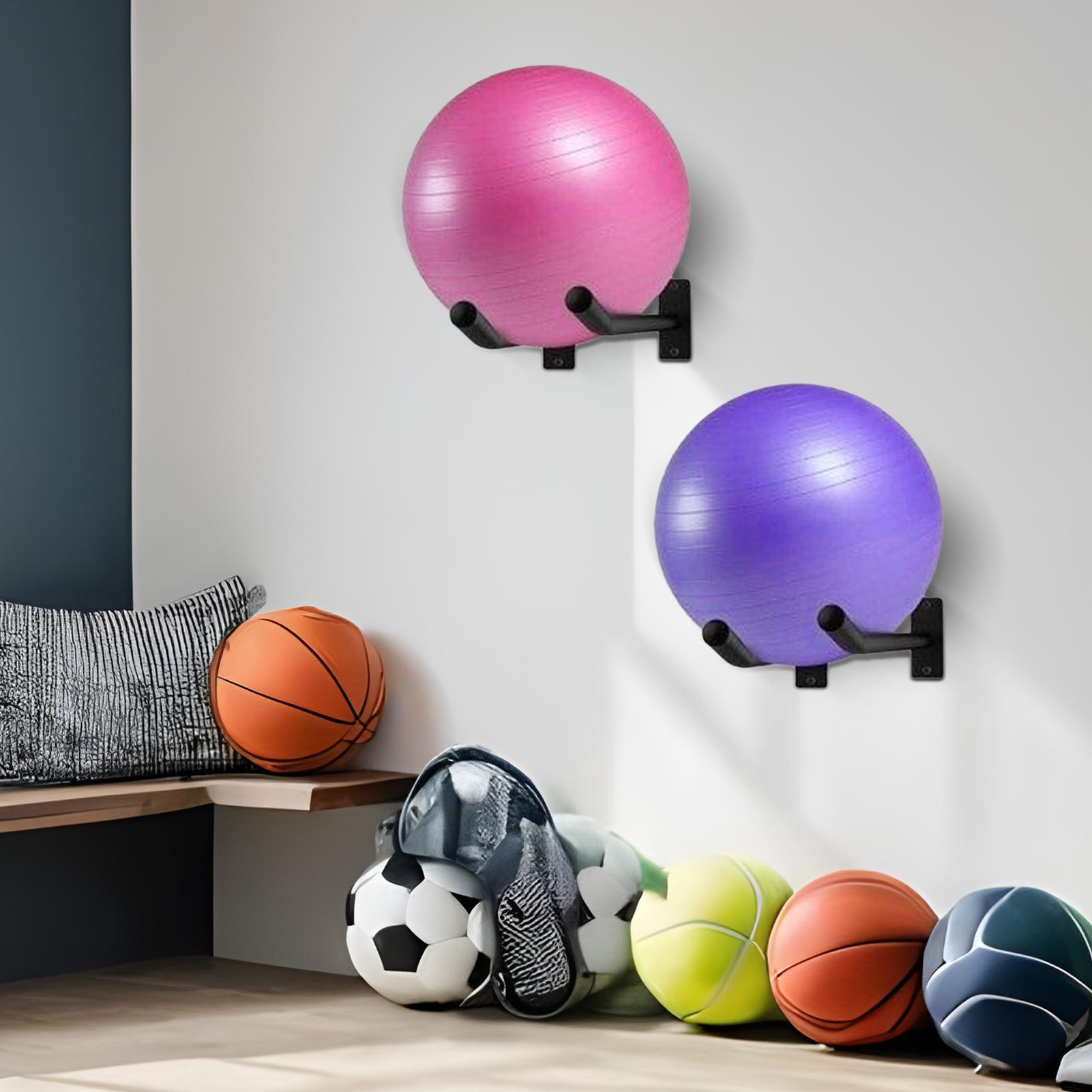Exercise Ball Holder Pack of 2 - Yoga Fitness Rooms 评论和价格