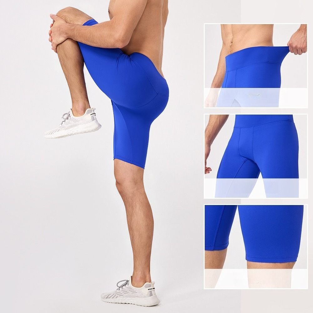 Men 5 Inch Compression Yoga Sh - Yoga Fitness Training 评论和价格