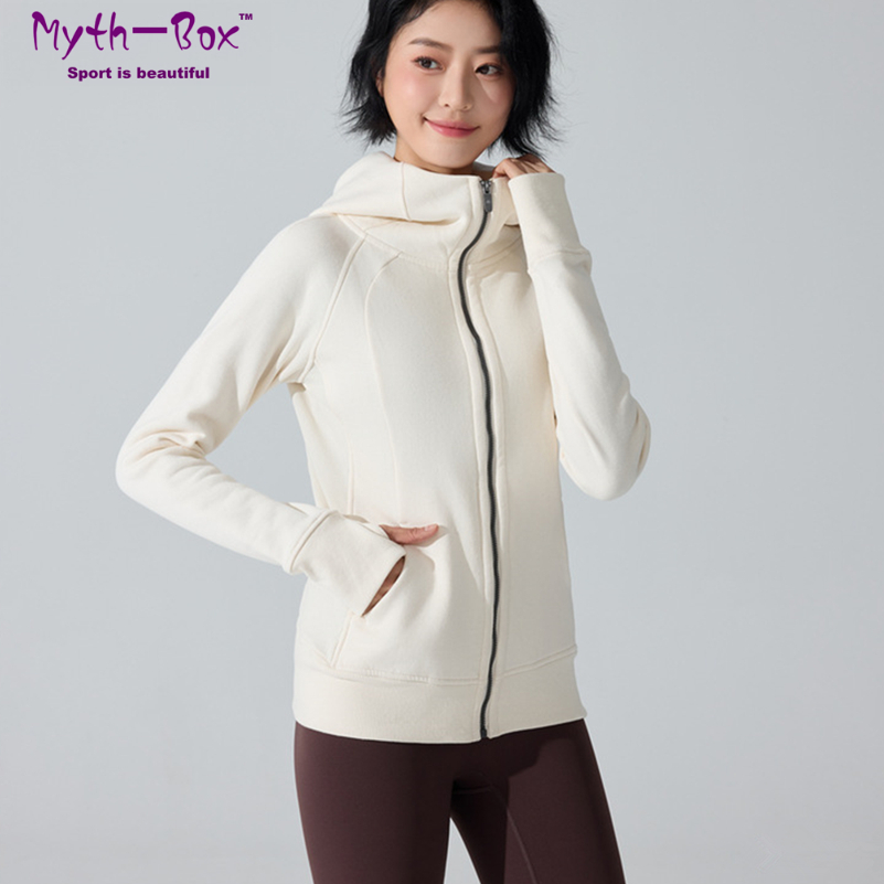 Winter Women Sport Jackets Fle - Yoga Fitness Hoodie 评论和价格
