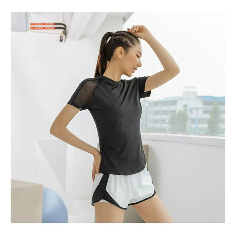 Summer Sports Short-Sleeved Wo - Yoga Fitness Training 评论和价格