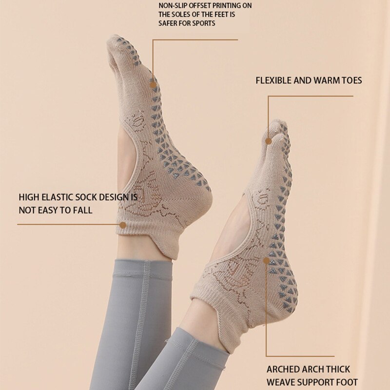 Women Yoga Toe Socks High Qual - Yoga Fitness Training 评论和价格