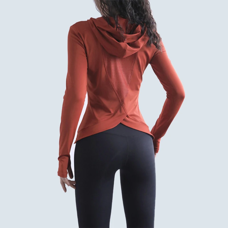 Yoga Hoodie Long Sleeve Women  - Yoga Fitness Hoodie 评论和价格
