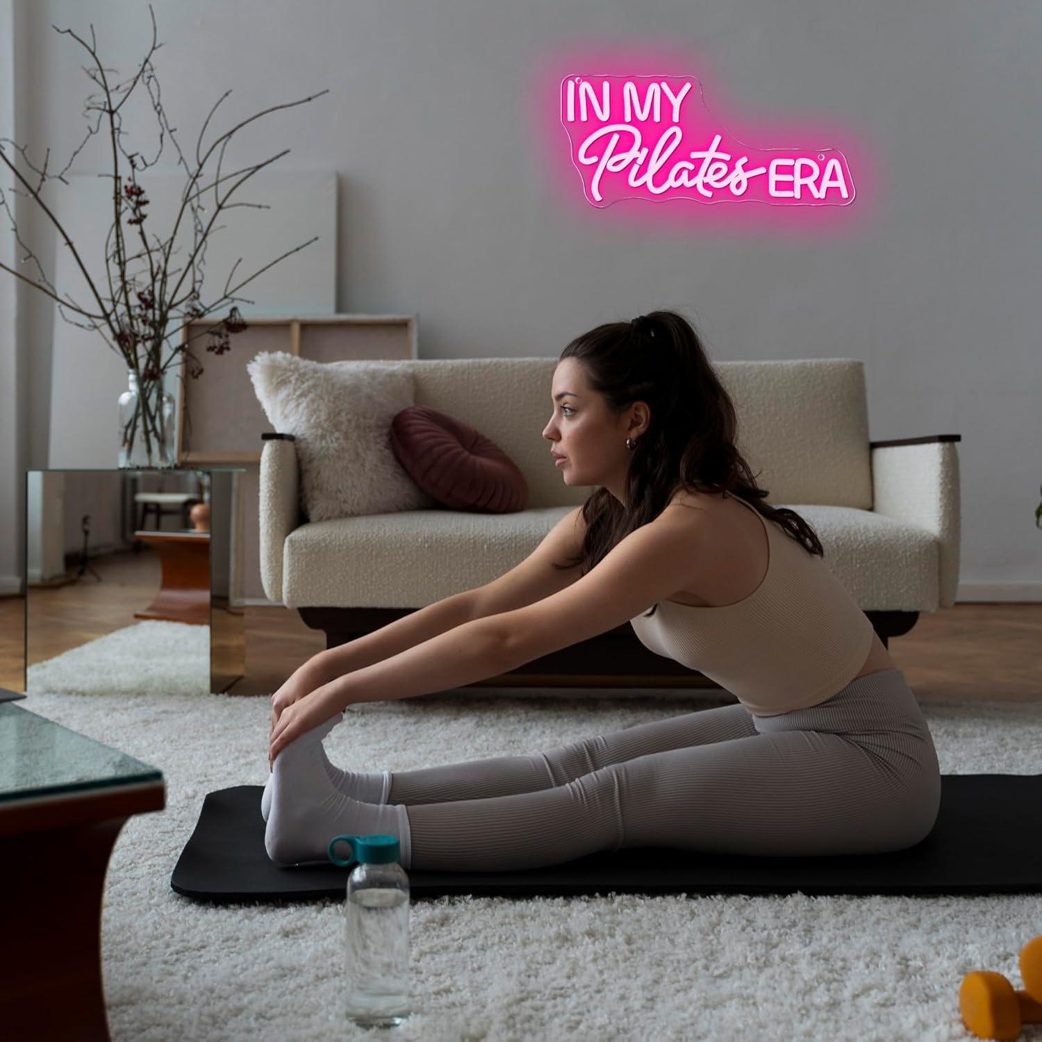 In My Pilates Era Neon Sign Di - Yoga Fitness Rooms 评论和价格