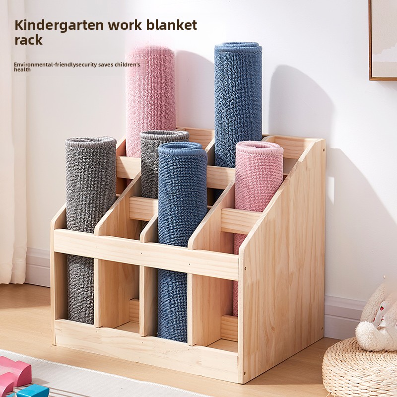 Solid Wood Floor Storage Rack  - Yoga Fitness Rooms 评论和价格