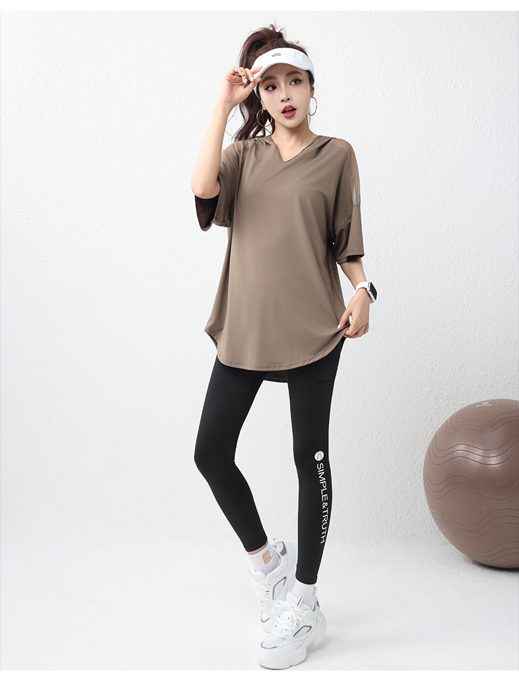 Woman Yoga Short Sleeve Hoodie - Yoga Fitness Hoodie 评论和价格