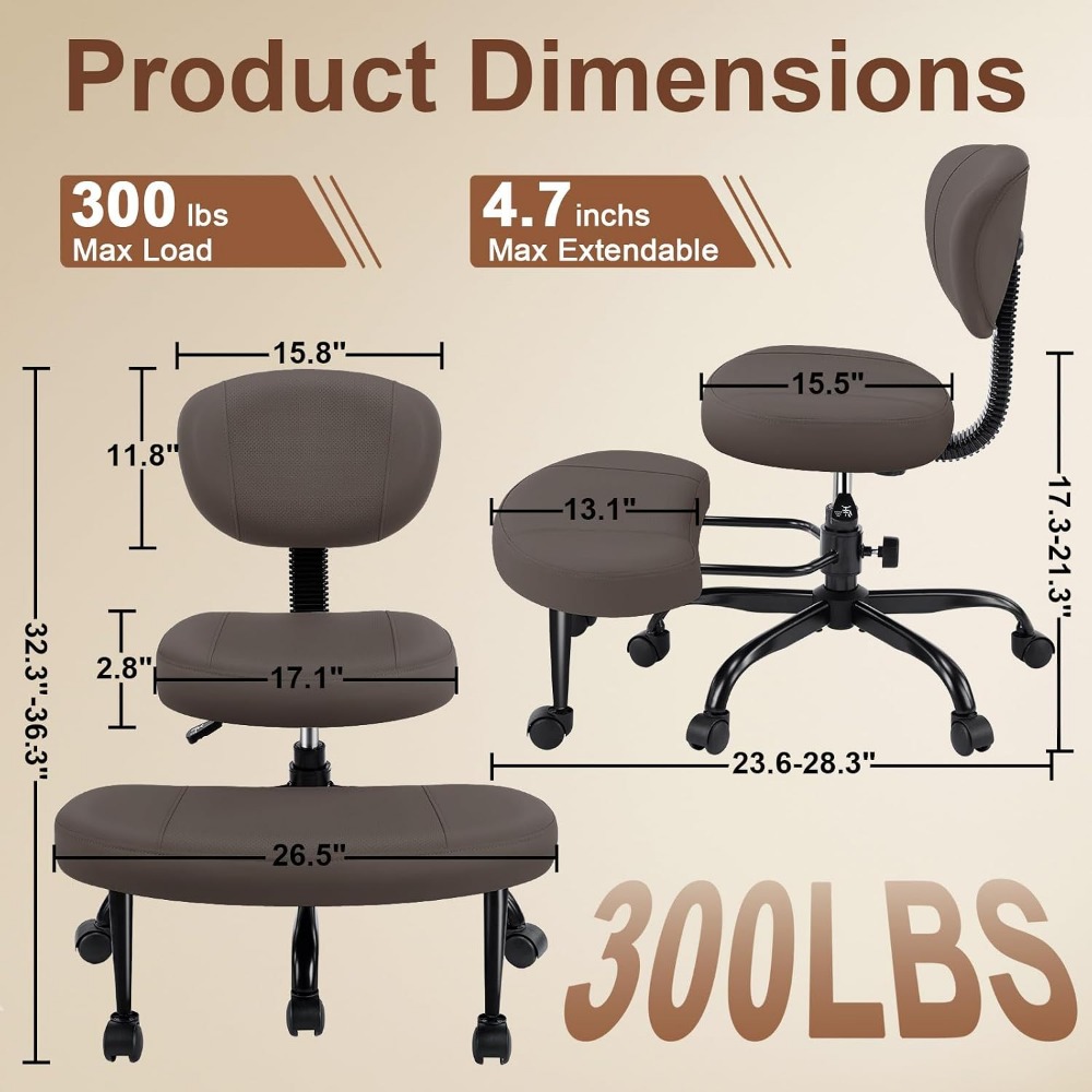 Ergonomic Swivel Chair for Med - Yoga & Fitness Classes By Niharika Zirakpur Reviews 评论和价格