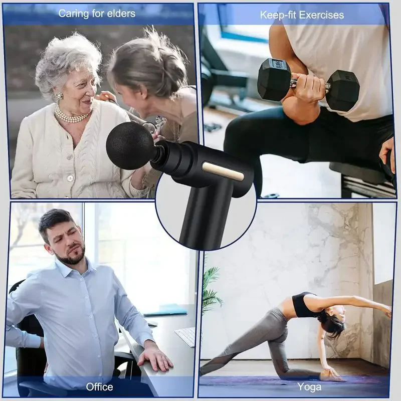2024 portable fascia gun body  - Vibration Massage Gun 评论和价格