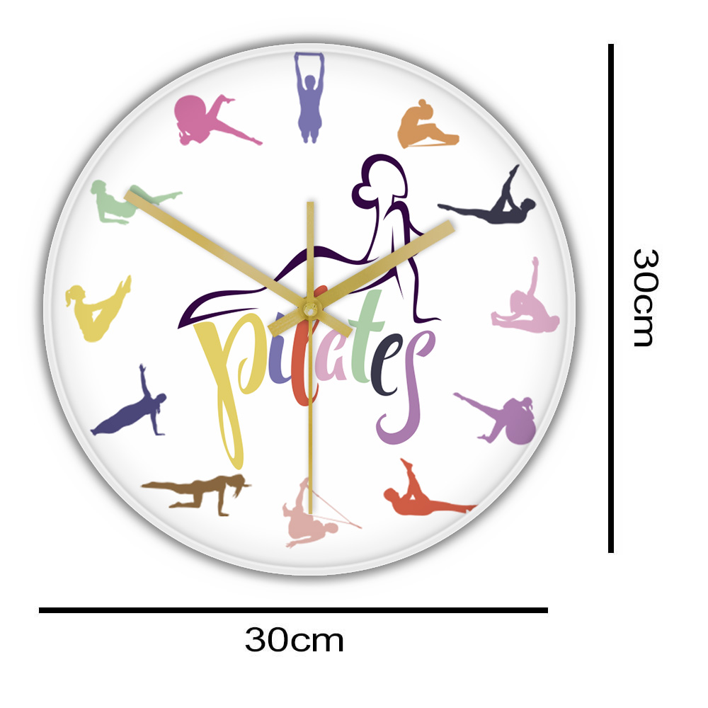 Pilates Pose Colorful Print Wa - Yoga Fitness Rooms 评论和价格