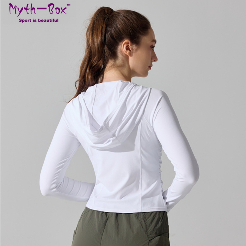 Autumn Women Yoga Jackets Thin - Yoga Fitness Hoodie 评论和价格