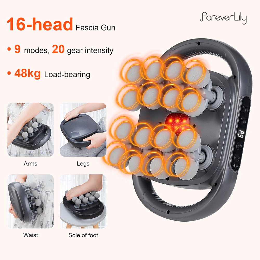 16-Head Fascia Gun High-Freque - Vibration Massage Gun 评论和价格