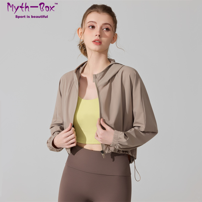 Women Running Jackets Anti-UV  - Yoga Fitness Hoodie 评论和价格