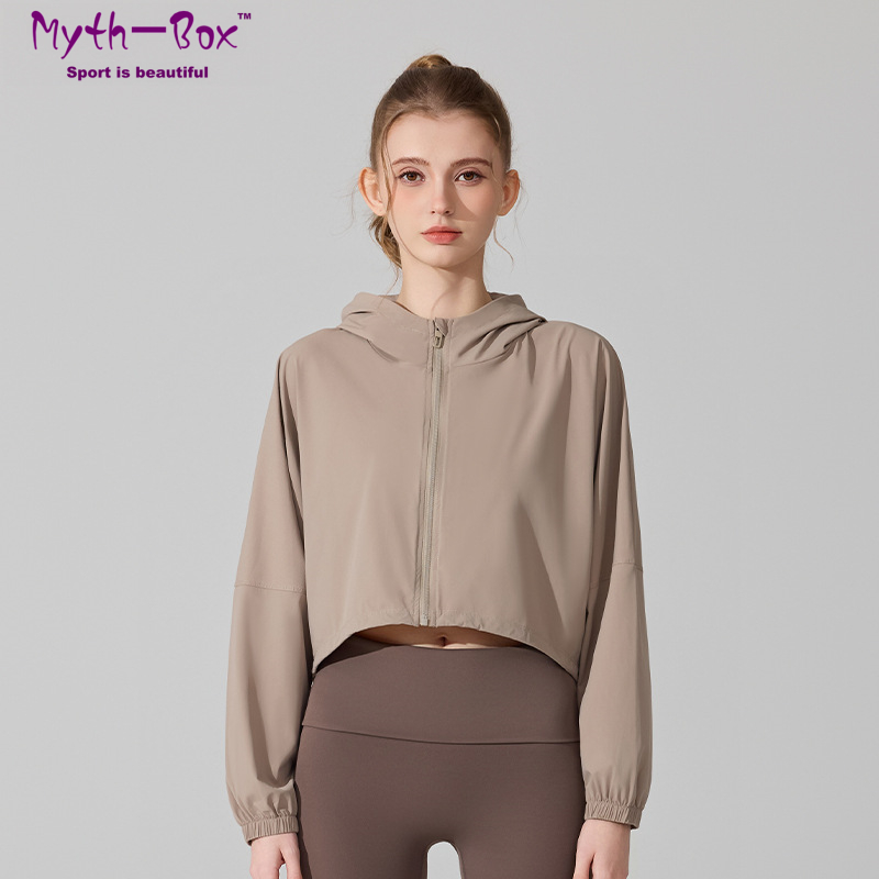 Women Running Jackets Anti-UV  - Yoga Fitness Hoodie 评论和价格