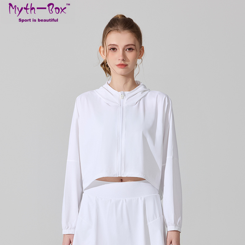 Women Running Jackets Anti-UV  - Yoga Fitness Hoodie 评论和价格